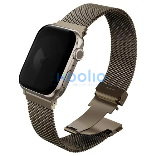 UNIQ Dante Pro rozsdamentes acél szíj Apple Watch 42/41/40mm készülékhez arany