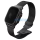 UNIQ Dante Pro Apple Watch készülékhez 49/46/45/44 mm rozsdamentes acél szíj grafit fekete