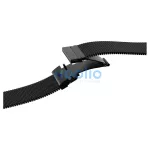UNIQ Dante Pro Apple Watch készülékhez 49/46/45/44 mm rozsdamentes acél szíj grafit fekete
