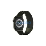 UNIQ Dante szíj Apple Watch Series 1/2/3/4/5/6/7/8/SE/SE2/SE3 készülékhez 42/44/45mm rozsdamentes acél zöld