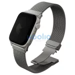 UNIQ Dante Pro szíj Apple Watch készülékhez 49/46/45/44mm rozsdamentes acél titanium ezüst