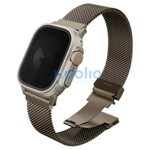 UNIQ Dante Pro Apple Watch készülékhez 49/46/45/44mm rozsdamentes acél szíj arany
