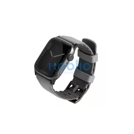   UNIQ Linus Airosoft Silicone szíj Apple Watch Series 1-8/SE/SE2/SE3 38/40/41 mm készülékhez krétaszürke