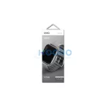 UNIQ Linus Airosoft Silicone szíj Apple Watch Series 1-8/SE/SE2/SE3 38/40/41 mm készülékhez krétaszürke