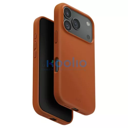 UNIQ Lino tok iPhone 17 Pro készülékhez Magclick Charging narancssárga