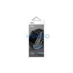 UNIQ Linus Apple Watch Series 1-8/SE1/2/3/Ultra1/2/3 42/44/45/49mm készülékhez Airosoft Silicone szíj fekete