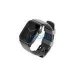 UNIQ Linus szíj Apple Watch Series 1-8/SE/SE2/SE3 készülékhez 42/44/45/49mm Airosoft Silicone szürke