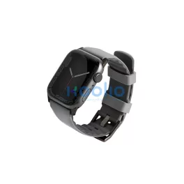   UNIQ Linus szíj Apple Watch Series 1-8/SE/SE2/SE3 készülékhez 42/44/45/49mm Airosoft Silicone szürke