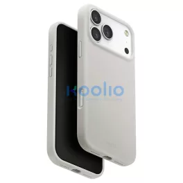   UNIQ Lino tok iPhone 17 Pro Max készülékhez Magclick Charging világosszürke