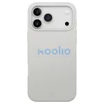 UNIQ Lino tok iPhone 17 Pro Max készülékhez Magclick Charging világosszürke