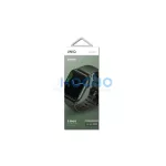 UNIQ Linus Strap Apple Watch Series 1-8/SE/SE2/SE3/Ultra/2/3 készülékhez 42/44/45/49mm Airosoft Silicone zöld