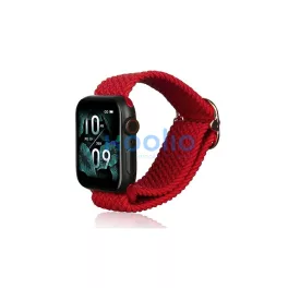   Beline Apple Watch készülékhez textil szíj 42/44/45/49mm piros