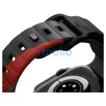 UNIQ Stride De Rubber szíj Apple Watch 49/46/45/44mm készülékhez szénszürke