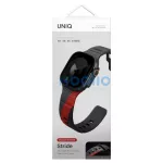 UNIQ Stride De Rubber szíj Apple Watch 49/46/45/44mm készülékhez szénszürke