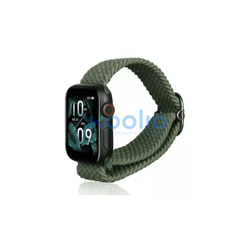 Beline Apple Watch készülékhez textil szíj 42/44/45/49mm zöld