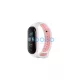 Beline Design Mi Band 7/6/5 szíj Mi Band készülékhez fehér-rózsaszín