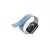 UNIQ Revix Strap Apple Watch Series 1-9/SE/SE2/SE3 készülékhez szíj 38/40/41mm fordítható mágneses fehér-kék