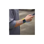 UNIQ Revix óraszíj Apple Watch Series 1-9/SE/SE2/SE3 készülékhez 38/40/41mm fordítható mágneses fekete-kék