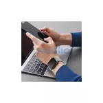 UNIQ Revix óraszíj Apple Watch Series 1-9/SE/SE2/SE3 készülékhez 38/40/41mm fordítható mágneses fekete-kék