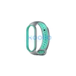 Beline Design Mi Band 7/6/5 készülékhez szíj szürke-zöld