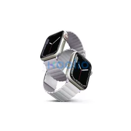   UNIQ Revix Strap Apple Watch Series 1-8/SE/SE2/SE3 készülékhez (38/40/41 mm) – Reversible Magnetic – lila-fehér