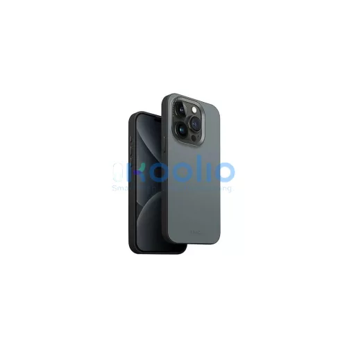 UNIQ Lyden DS iPhone 15 Pro 6,1" készülékhez Magclick töltőtok kék-fekete/koptatott kék-fekete