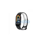 Beline Mi Band 10/9/8 készülékhez design szíj fekete-fehér