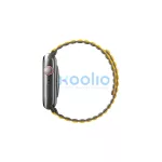 UNIQ Revix szíj Apple Watch Series1-8/SE/SE2/3/Ultra1/2/3 készülékhez 42/44/45/49mm Reversible Magnetic mustár