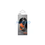 UNIQ Revix Strap AppleWatch Series1-9/SE1/2/3/Ultra2/3 készülékhez 42/44/45/49mm fordítható mágneses szürke–narancssárga