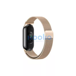   Beline Mi Band 10/9/8 készülékhez mágneses szíj rózsaarany