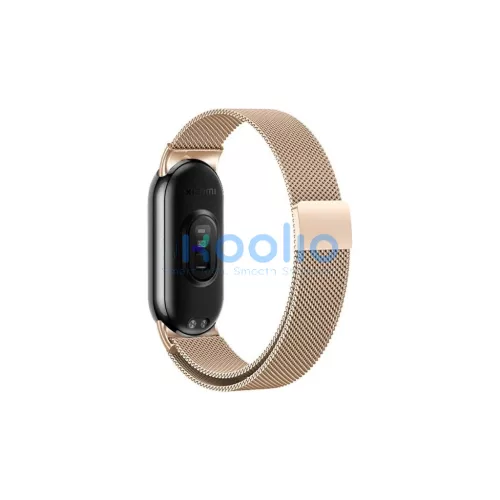Beline Mi Band 10/9/8 készülékhez mágneses szíj rózsaarany