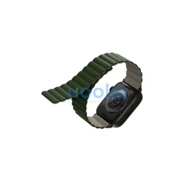   UNIQ Revix szíj Apple Watch Series1-8/SE1/2/3/Ultra1/2/3 42/44/45/49 mm készülékhez, fordítható, mágneses, zöld