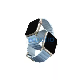   UNIQ Revix Premium óra szíj Apple Watch Series1-8/SE/SE2/SE3 készülékhez 38/40/41 Edition Megfordítható Mag fehér-kék