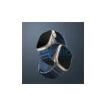 UNIQ Revix Premium Szíj Apple Watch Series 1-8/SE/SE2/SE3/Ultra1/2/3 42/44/45/49 Edition készülékhez kék