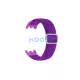 Beline Mi Band 10/9/8 készülékhez nylon szíj lila