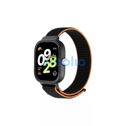 Beline Redmi Watch 4 óraszíj a Redmi Watch 4 készülékhez fekete-narancssárga