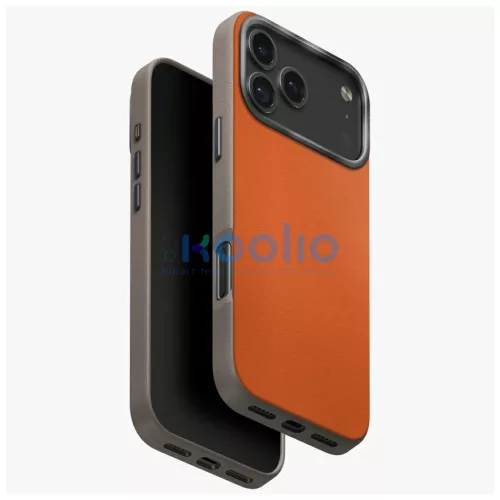 UNIQ Lyden DS tok iPhone 17 Pro Max készülékhez Magclick Charging narancssárga/szürke