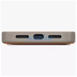 UNIQ Lyden DS tok iPhone 17 Pro Max készülékhez Magclick Charging narancssárga/szürke