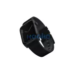UNIQ Straden Apple Watch Series 1-8/SE/SE2/3/Ultra1/2/3 készülékhez bőr hibrid szíj 42/44/45/49 fekete