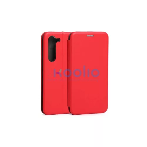 Beline Case Book Magnetic tok Samsung S23S911 készülékhez piros