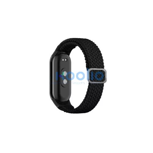 Beline Mi Band 10/9/8 készülékhez Textile csuklópánt fekete
