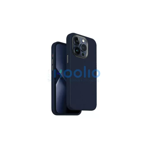 UNIQ Lyden iPhone 15 Pro Max 6.7" Magclick töltőtok készülékhez tengerészkék