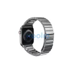 UNIQ Strova Strap Apple Watch készülékhez 42/44/45mm Series 1/2/3/4/5/6/7/8/9/10 rozsdamentes acél sterling ezüst