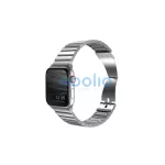 UNIQ Strova Strap Apple Watch készülékhez 42/44/45mm Series 1/2/3/4/5/6/7/8/9/10 rozsdamentes acél sterling ezüst