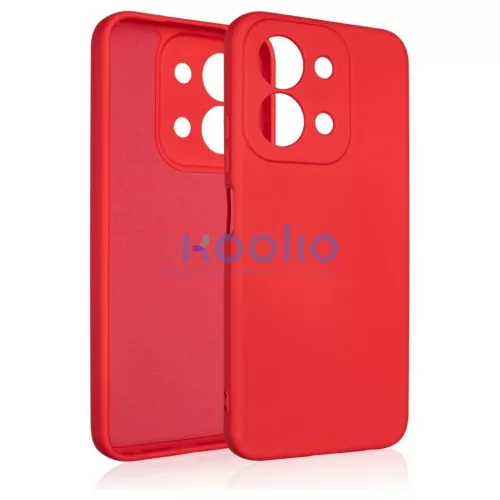 Beline Silicone tok Redmi 15C készülékhez, piros