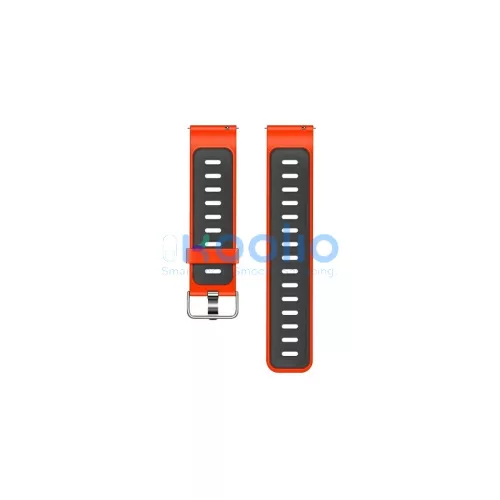 Beline óraszíj 20mm Double ColorSilicone doboz piros/fekete