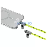 Univerzális telefon lanyard kábel 2in1 Skinarma Dyno Ve USB-C/USB-C niteglow
