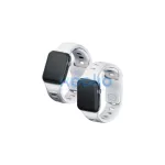 3MK szilikon óraszíj, Apple Watch 38/40/41mm készülékhez, fehér