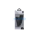 UNIQ Journa Bookcase tok iPhone 12/12 Pro 6,1" készülékhez, sötétszürke