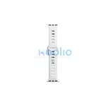 3MK szilikon óraszalag Apple Watch készülékhez 42/44/45/49mm fehér